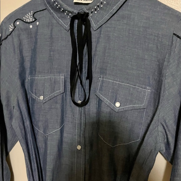 Ulla Johnson Dress  Jane Chambray - Picture 5 of 15